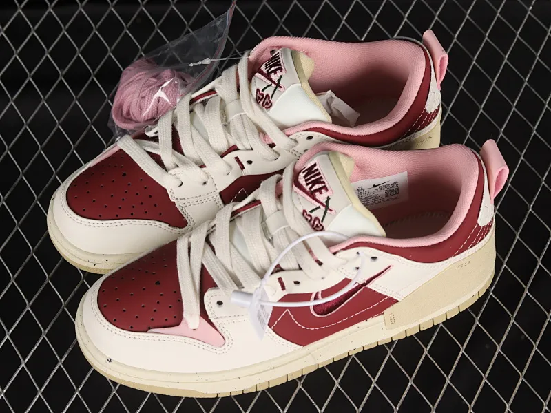 All categories Nk SB Dunk series Nk SB Dunk Low low-top sneakers Nk Dunk Low Disrupt 2 "Desert Bronze" Valentine's Day Destruction 2 series new deconstructed style lightweight dunk low-top casual sports skateboard shoes FD4617-667